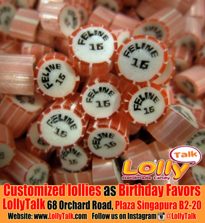 Birthday Candy as favours