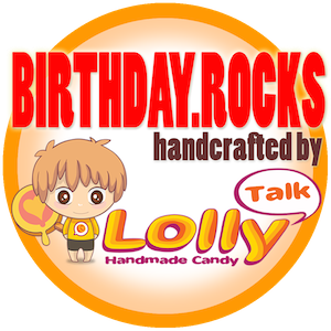Birthday Rock Candy