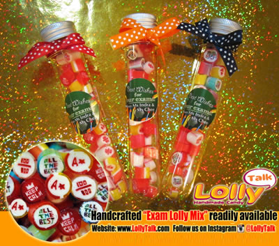 Exam Lolly Mix in Test tube