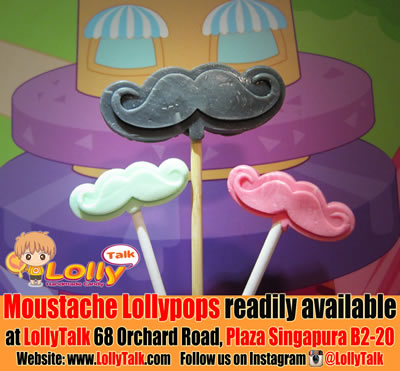 Moustache Lollypops