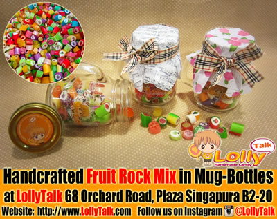 Lollies in Mug-Bottles with wrapping