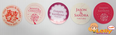 personalized sticker label